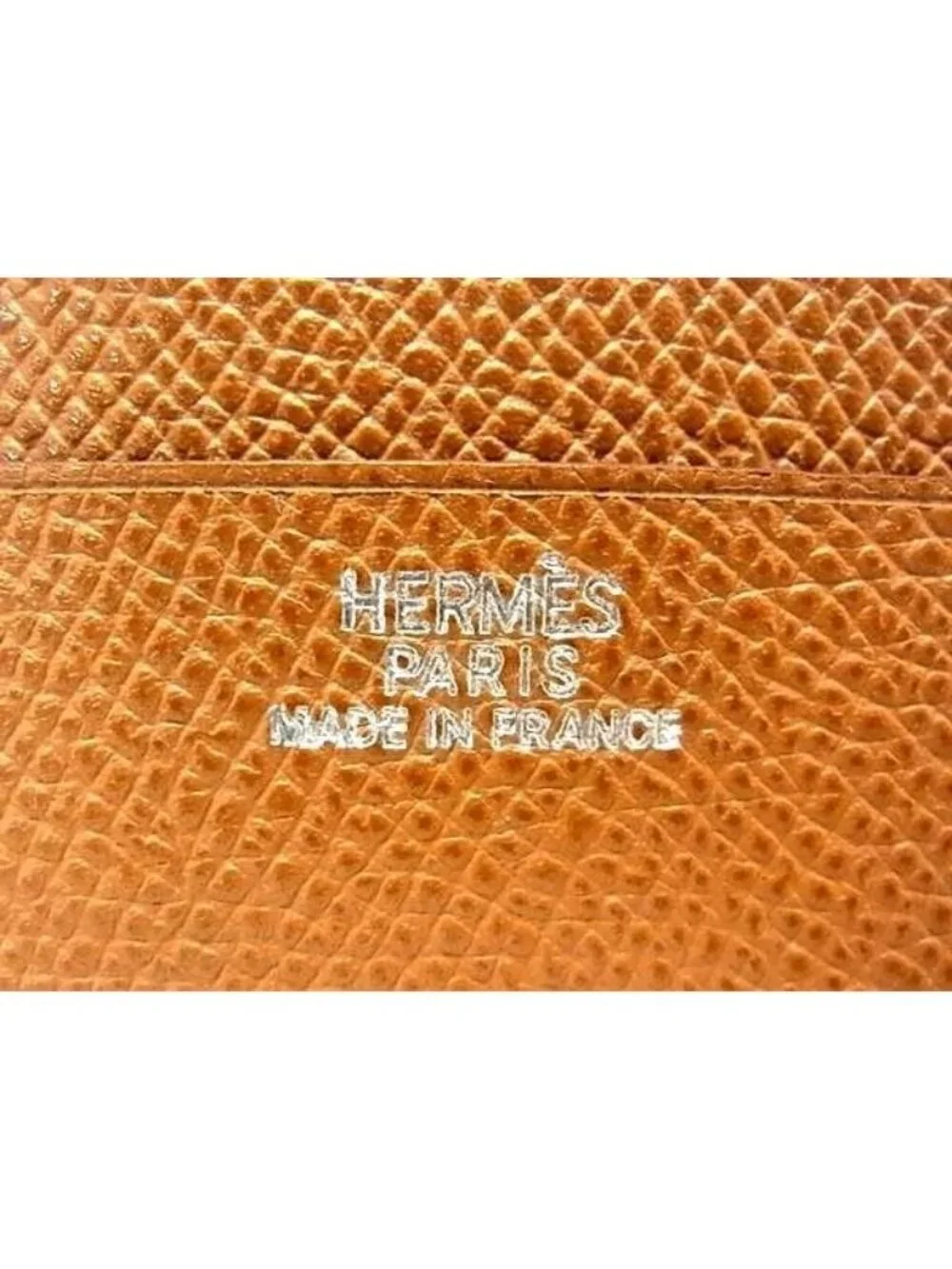 Hermes Notebook Cover Agenda Zip Gold Veau Epsom Silver